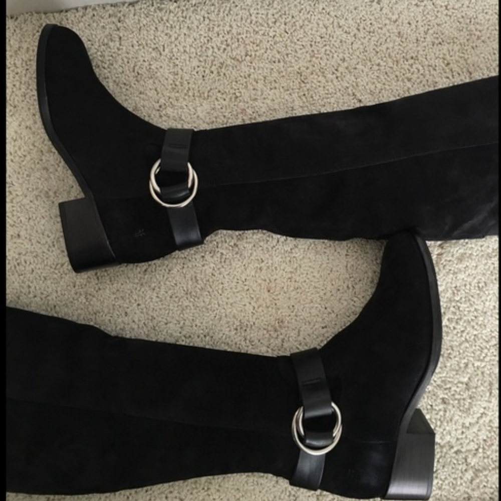 New Frye Harness Over the Knee Suede Boot